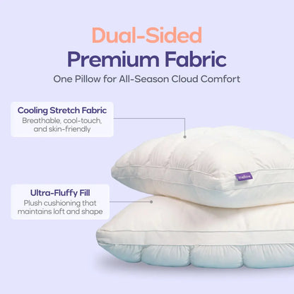 ☁️ Mellow Puff Pillow – Cloud-Like Comfort for Better Sleep
